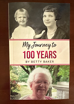 A book cover that says My Journey to 100 Years