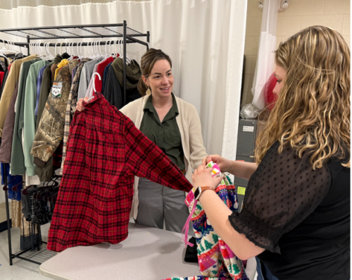 Courntey Hathaway and Emma Janson