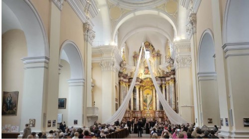 Roberts Choir in St. Kazimier's Church in Vilnius