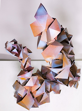 modular paper sculpture