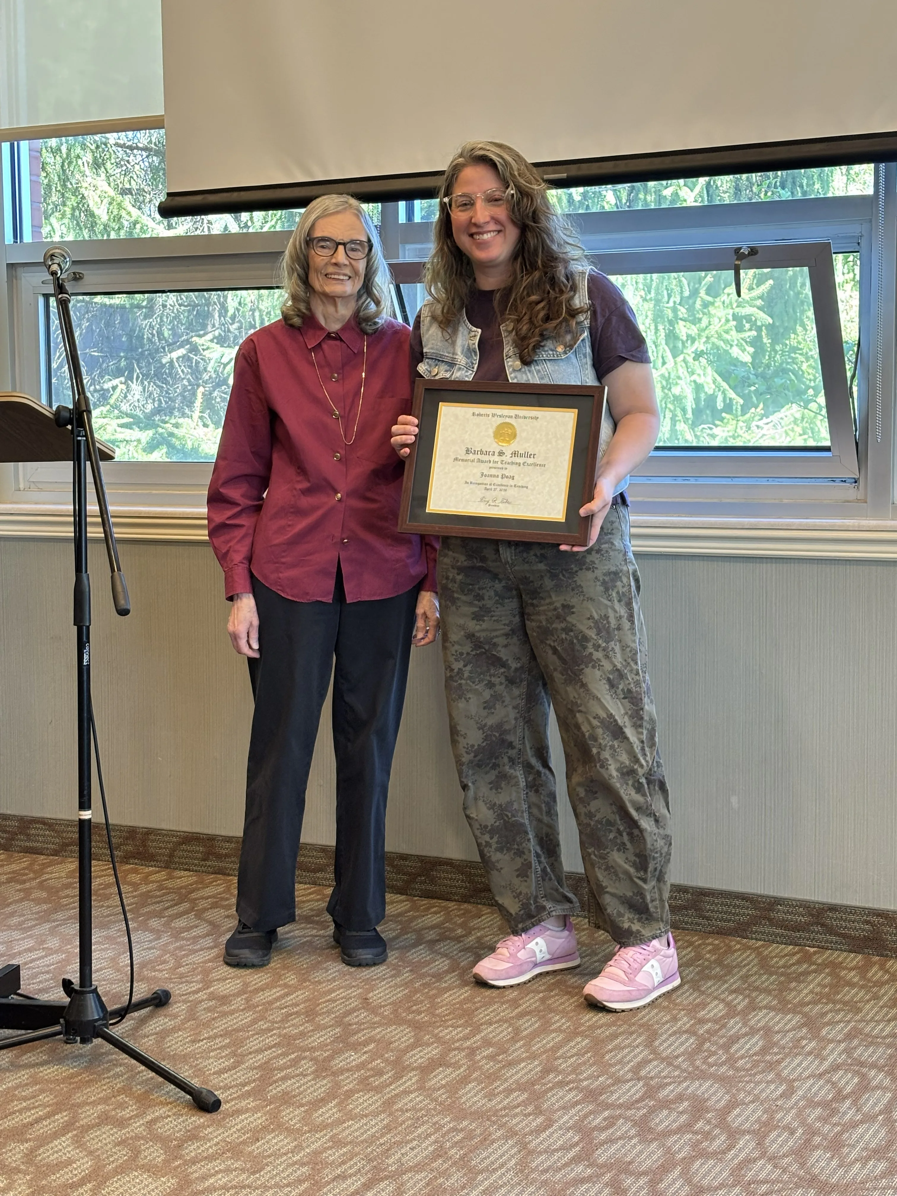 Joanna Poag and Elvera Berry