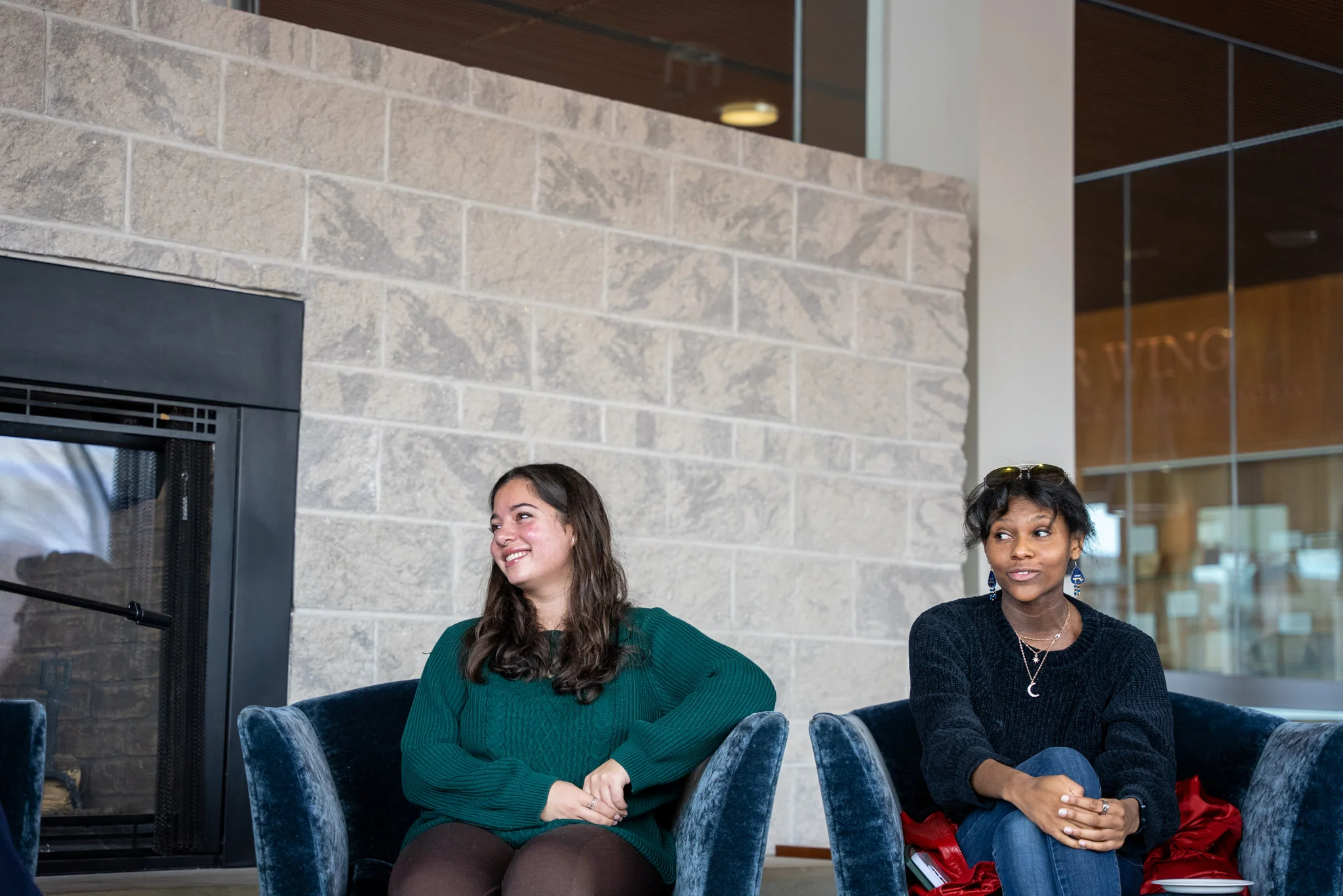 Two Students Listening