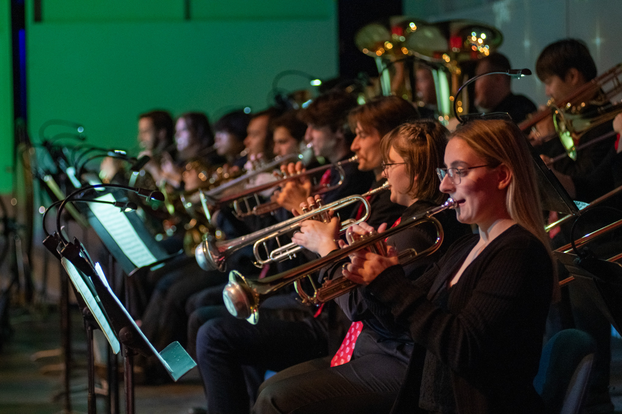 An orchestra of students