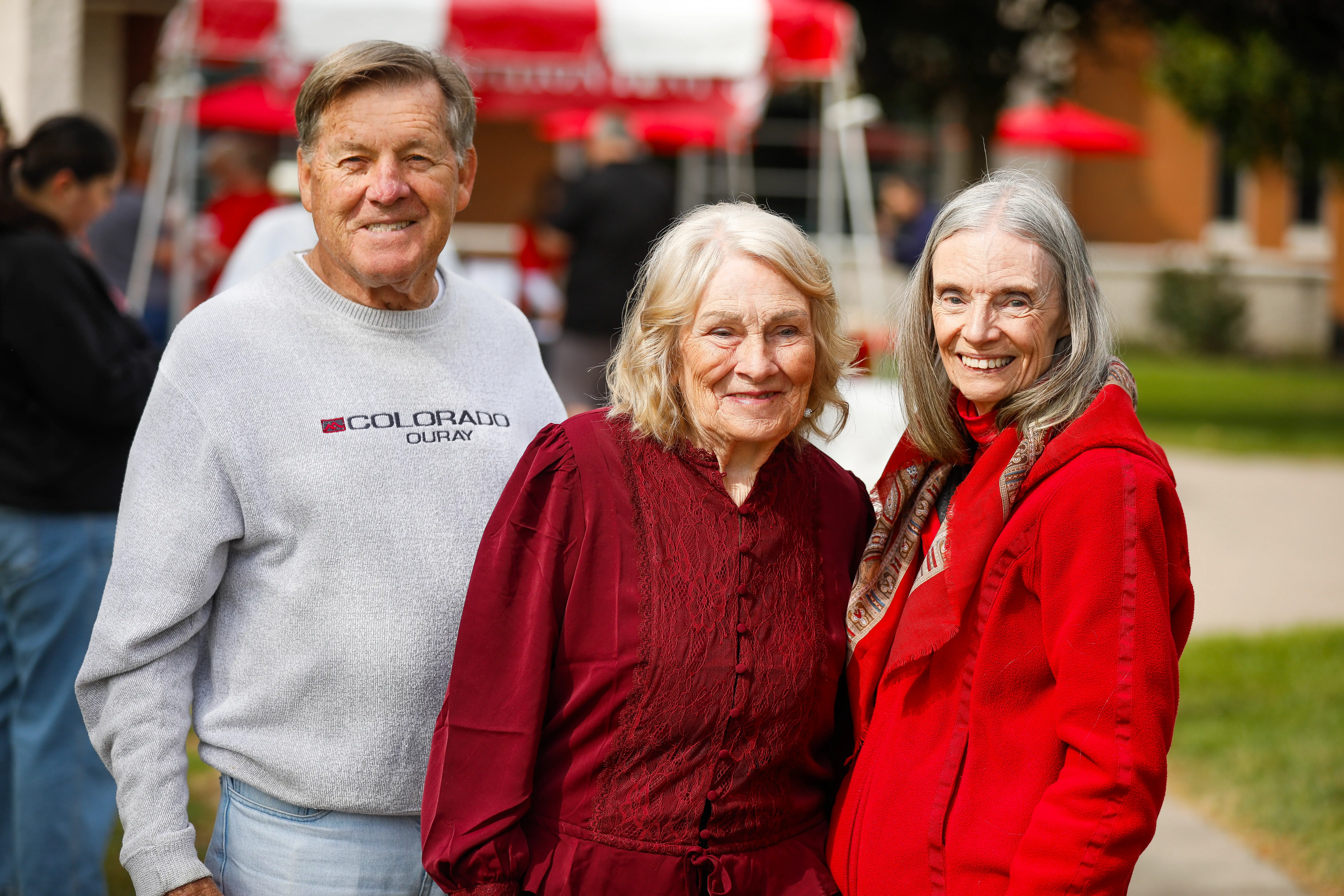 Dr. Elvera Berry Smiles with Fellow Alumni