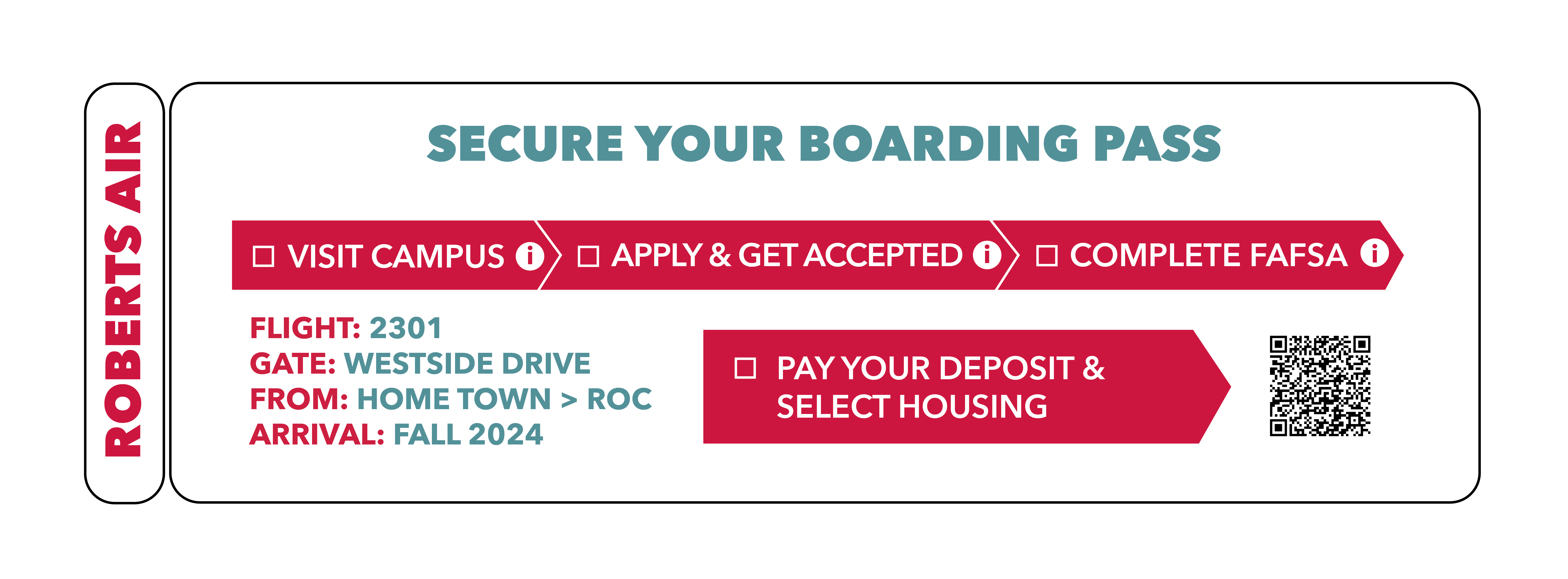 Secure Your Boarding Pass for Deposited Students