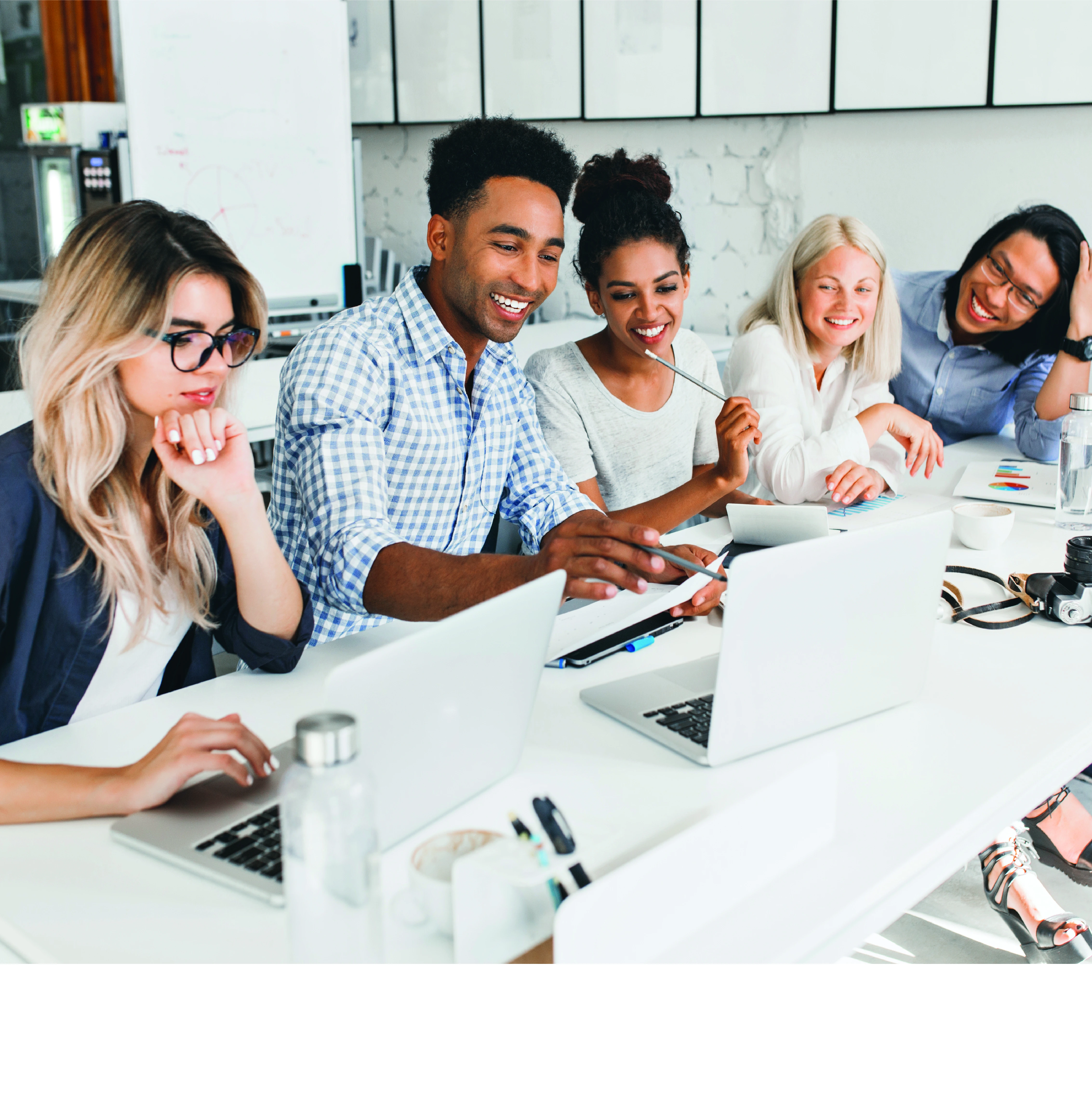 Business Analytics professionals working together