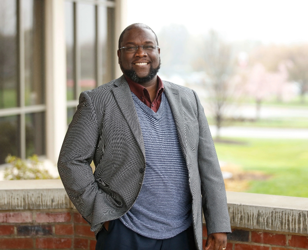 Nursing student with laptop